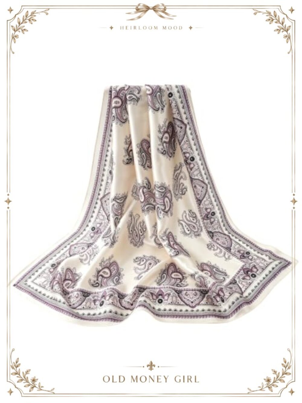 100% Mulberry Silk Scarf Large Square Lightweight Headscarf Hair Wrap Shawl